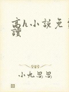 高h小说免费阅读