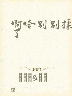 啊哈别别揉那处了