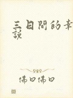 三日间的幸福小说