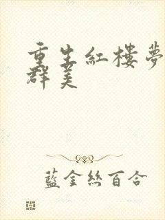 重生红楼梦之御群美