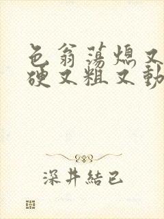 色翁荡熄又大又硬又粗又动态图