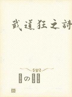 武道狂之诗