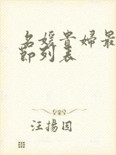 名媛贵妇最新章节列表