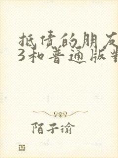 抵债的朋友麦子3和普通版对比