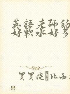 英语老师的兔子好软水好多