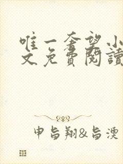 唯一奢望小说全文免费阅读