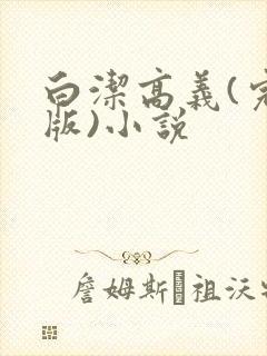 白洁高义(完整版)小说