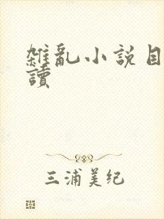 杂乱小说目录阅读