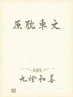 原耽车文