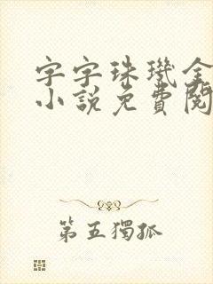 字字珠玑金银花小说免费阅读