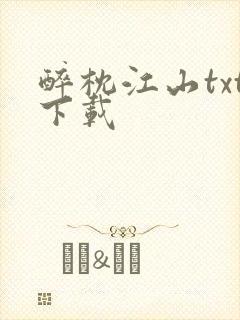 醉枕江山txt下载