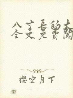 八寸长的大宝贝全文免费阅读