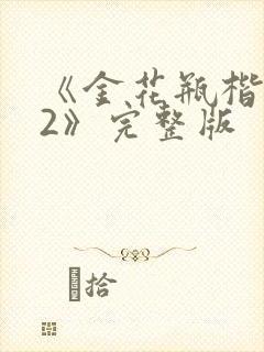 《金花瓶楷梅花2》完整版