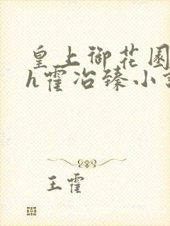 皇上御花园hlh霍冶臻小说