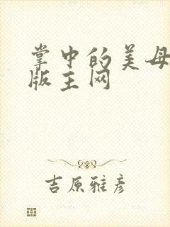 掌中的美母第一版主网