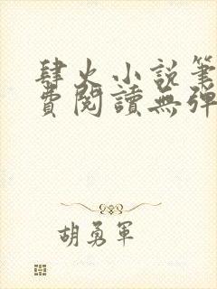 肆火小说笔趣免费阅读无弹窗