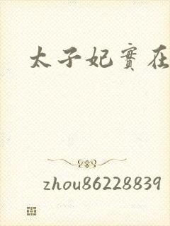 太子妃实在美丽