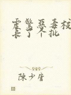 震惊恶毒校霸竟长了个批