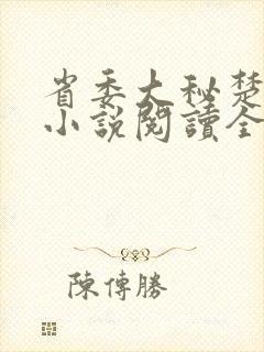 省委大秘楚东恒小说阅读全文