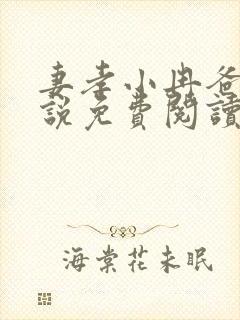 妻孝小冉爸爸小说免费阅读