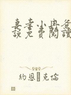 妻孝小冉爸爸小说免费阅读