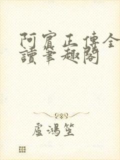 阿宾正传全文阅读笔趣阁