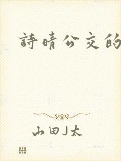 诗晴公交的小说