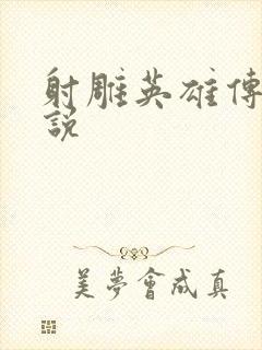 射雕英雄传 小说