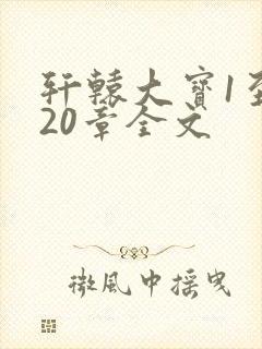 轩辕大宝1至720章全文