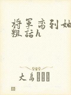 将军脔到她哭h粗话h