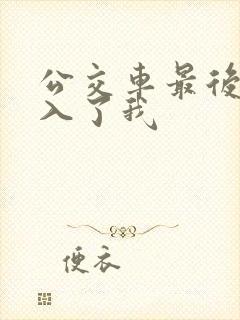 公交车最后一排入了我