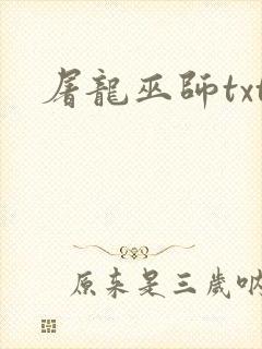 屠龙巫师txt