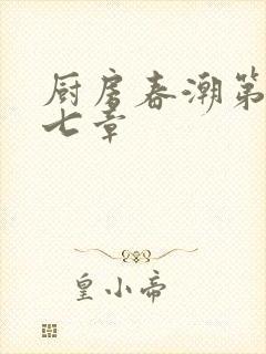 厨房春潮第三十七章