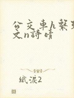 公交车h系列辣文n诗晴