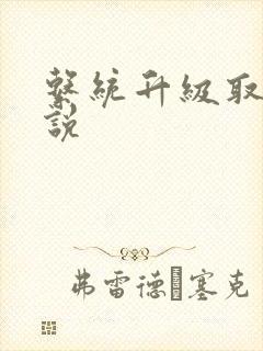 系统升级取液小说