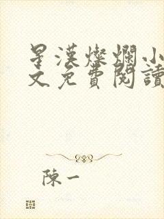 星汉灿烂小说全文免费阅读