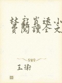 林毅肖远小说免费阅读全文最新章节