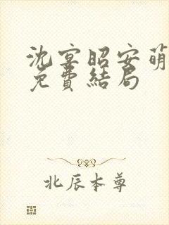 沈宴昭安萌全文免费结局