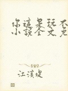 你这是玩不起呀小说全文免费阅读