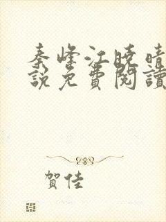 秦峰江晓晴的小说免费阅读