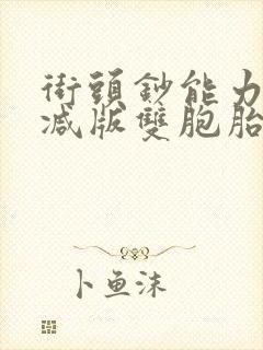 街头钞能力无删减版双胞胎