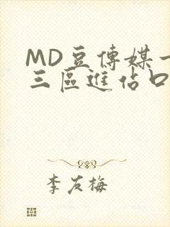 MD豆传媒一二三区进站口