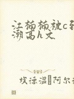 江楠楠被c到高潮高h文