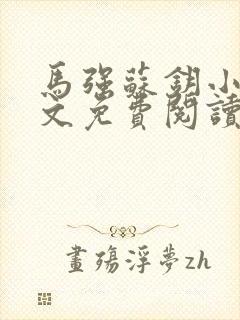 马强苏钥小说全文免费阅读最新章节