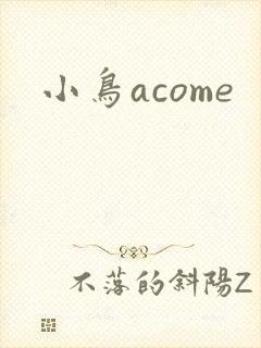 小鸟acome