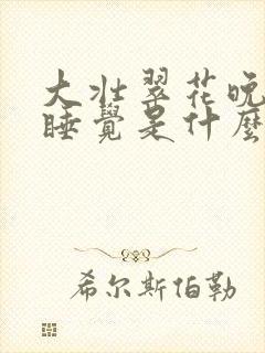 大壮翠花晚上不睡觉是什么电视剧