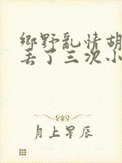 乡野乱情胡秀英丢了三次小说