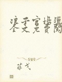 浪子官场猎艳记全文免费阅读