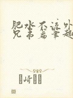 肥水不流外人田兄弟篇笔趣阁小说