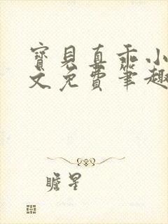 宝贝真乖小说全文免费笔趣阁